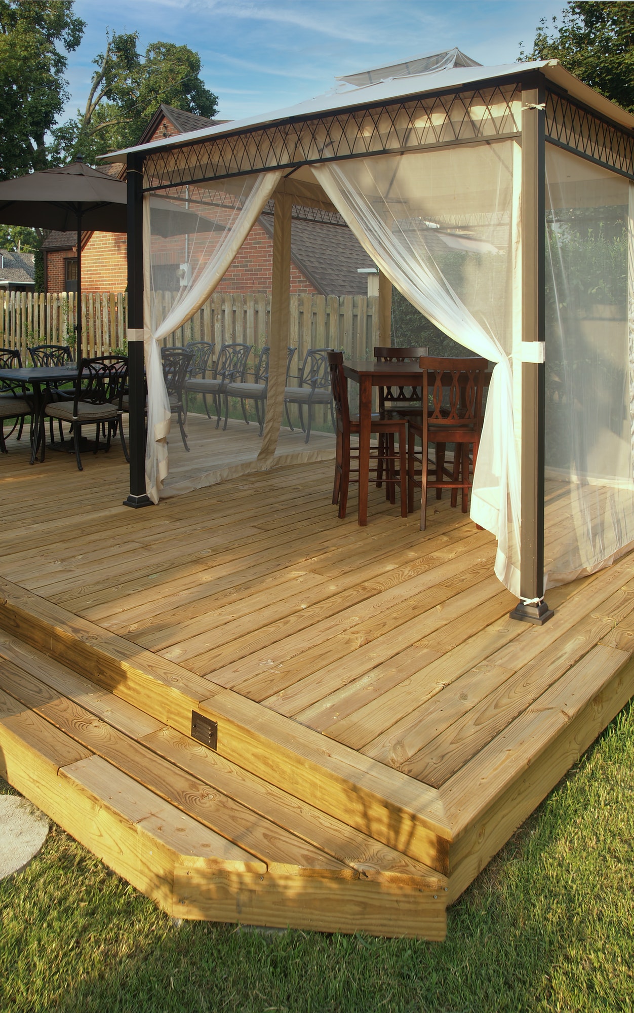 Backyard Cabana and Deck